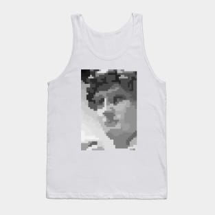 David by Michelangelo (pixel art) Tank Top